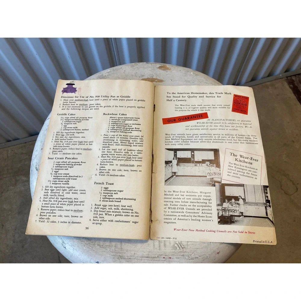 1950s Wear Ever New Method Cooking Instruction Book